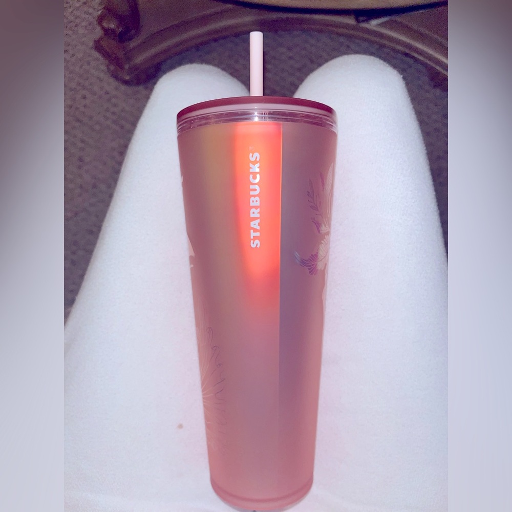 Starbucks Soft Touch Siren Rose Gold Pink 24oz Venti Tumbler